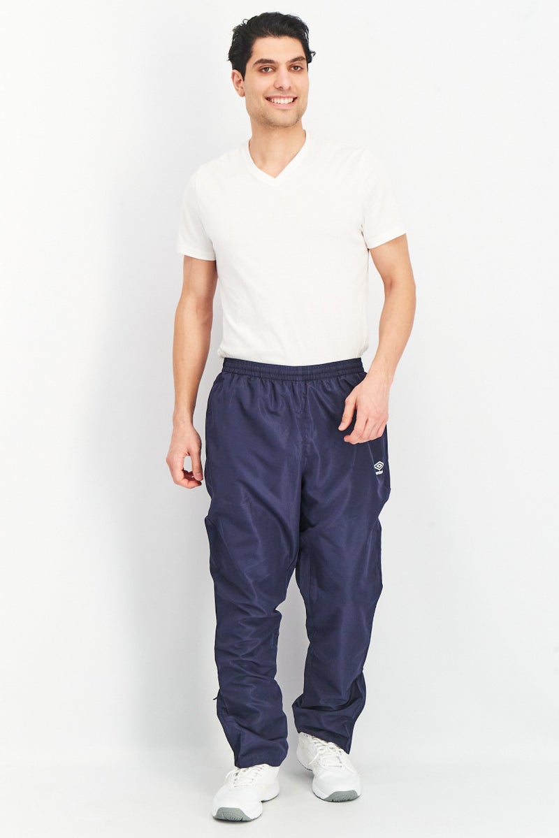 umbro سروال سحب بحبل مع شعار العلامة التجارية للرجال، كحلي - Image 4